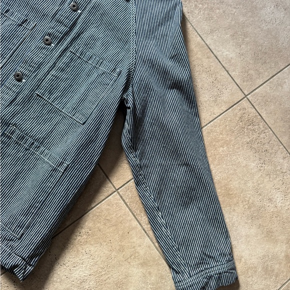 Striped Button-Up Jacket - Picture 5 of 7